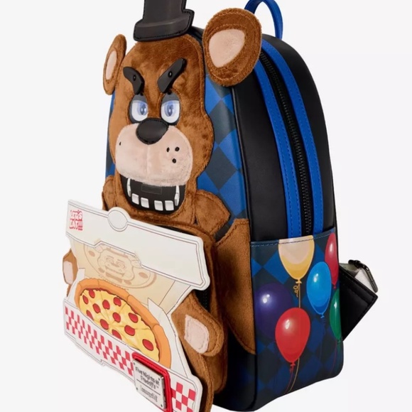 NWT Five Nights At Freddy’s Pizza Party Mini Backpack - Picture 4 of 5